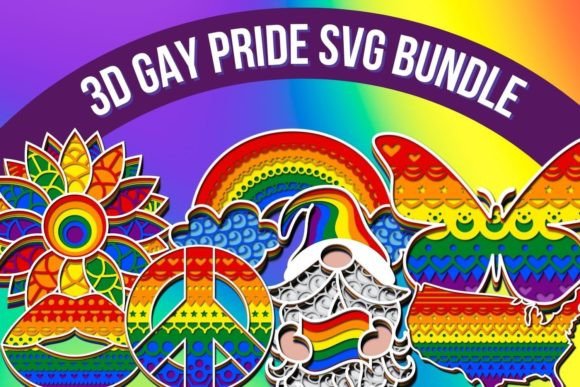 3D Gay Pride SVG Bundle: A Comprehensive Overview