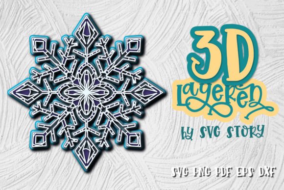 3D Snowflake Layered Christmas Design: A Strategic Tool for Creative and Business Success