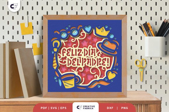 Feliz Dia Del Padre 3D Shadow Box SVG: A Unique Way to Celebrate Father’s Day