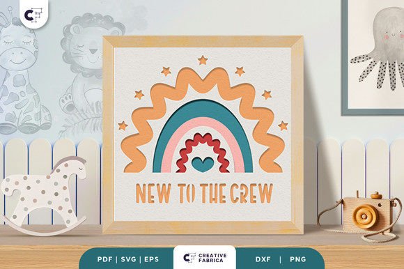 New to the Crew Boho Rainbow 3D SVG: A Strategic Addition for Creative Projects
