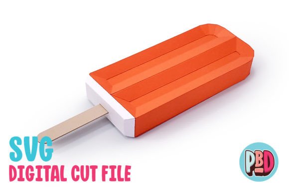 Orange Creamsicle 3D Papercraft for Creative Workflows