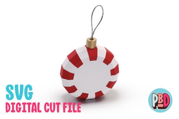 Peppermint Ornament 3D Papercraft: A Festive and Creative Project